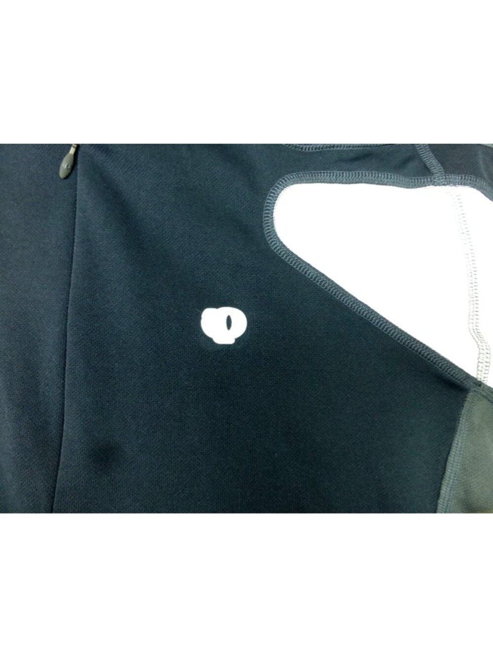 Pearl Izumi Cycling Jersey Black/Gray/White Large Short Sleeve 1/4 Zip Reflectiv - Picture 3 of 13